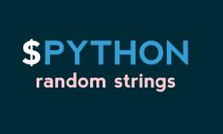 Featured image of post Cara buat random strings python