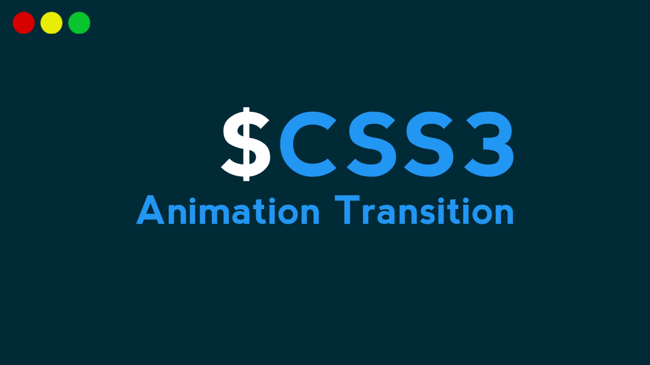 Featured image of post CSS3 Transitions