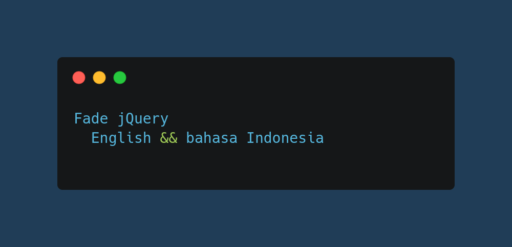 Fade jQuery